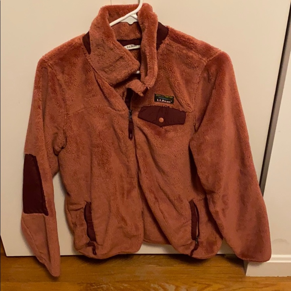 Ll bean fleece jacket medium